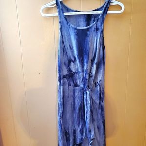 High low tie dye dress